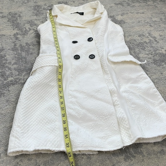 Proenza Schouler Textured Double Breasted Sleeveless Blazer Dress Sz 2 - Picture 7 of 15